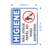 Placa de sinalização Higiene - Não Jogue Papel no Vaso Sanitário 15x20 cm Grespan - comprar online