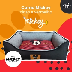 Cama listra preta mickey - Tam. P, M e G- Fábrica Pet - loja online