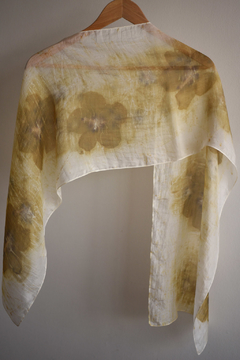 Cotton Flower and Casuarina Silk Scarf - buy online
