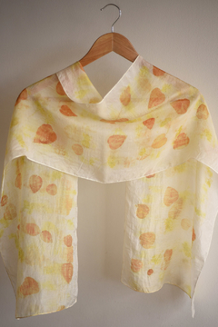 Eucaliptus and Clerodendron Silk Scarf - buy online