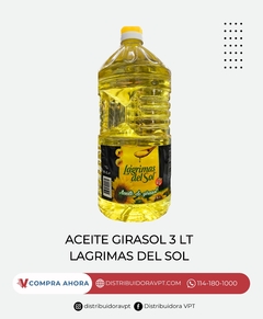 Aceite Girasol Lagrimas Del Sol 3Lt