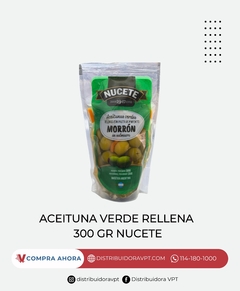 Aceituna Verde Rellena Nucete 300Gr