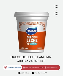 Dulce De Leche Familiar 400Gr Vacashot