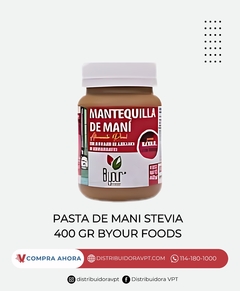 Pasta De Mani C/ Stevia Byour Food Kosher Parve