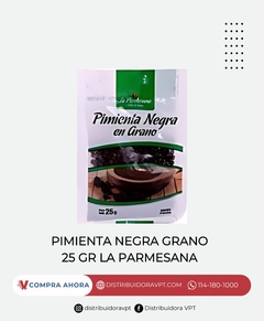 Pimienta Negra Grano 25Gr La Parmesana