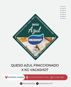 Queso Azul Kosher Vacashot Fraccionado Al Vacio X Kg