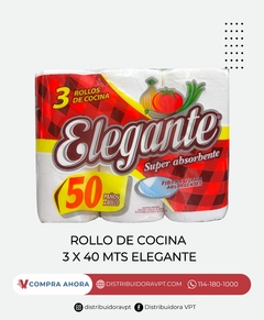 Rollo De Cocina Elegante 3X40Mt