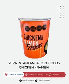 SOPA INTANTANEA C/FIDEOS CHICKEN - RAMEN