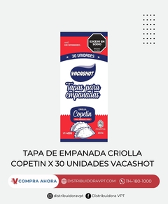 Tapas De Empanada Criolla Copetin 400Gr Vacashot