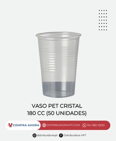 Vaso Pet Cristal 180Cc (X50U.)