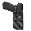 Coldre kydex de Fibra de Carbono para glock 17/glock 22/glock 31 (gen 3 4 5)