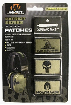 Kit Abafador Eletrônico Walkers Razor Patriot + Case + 4 Patches