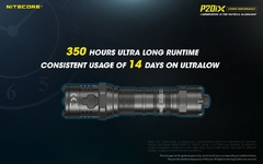 Lanterna Nitecore P20iX USB-C 4000 Recarregável Lúmens com Bateria 5000mAh