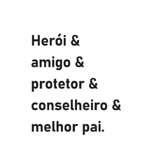 Placa decorativa Herói & Amigo &Protetor & Conselheiro &melhor pai - comprar online