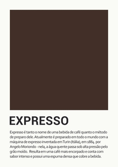 Quadro Café Expresso - Quero Decor