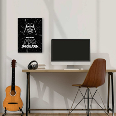 Placa decorativa Melhor pai da galáxia - Star Wars - Quero Decor