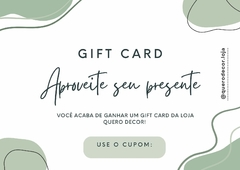 Gift Card Quero Decor - comprar online