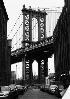 Placa decorativa Ponte de Manhattan - Nova York - loja online