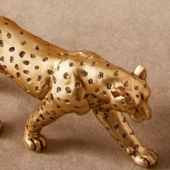 Leopardo Decorativo em Resina Luxo - comprar online