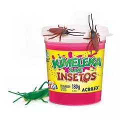 Slime kimeleka 180g insetos sortidos - acrilex