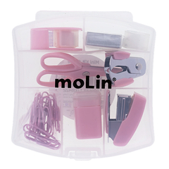 Mini kit office rosa claro - molin