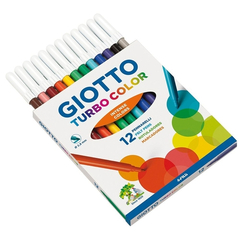 Caneta Hidrografica Turbo Color Giotto 12 cores - comprar online