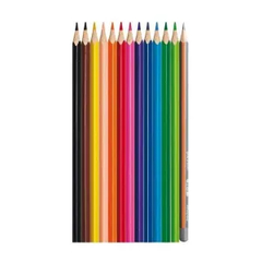 Lápis 12 cores color peps + 01 lápis de escrever e 01 apontador - maped