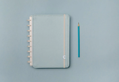 Caderno Inteligente Azul Pastel – Médio