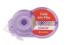Cola em Fita - Molin - 8mm x 8mts