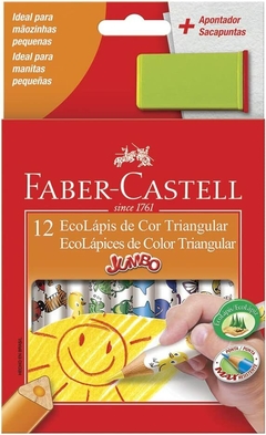 Lápis De Cor FABER-CASTELL Jumbo 12 Cores