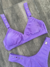 Bikini Tropea - Lila Metalizado (con tachas - less) - comprar online