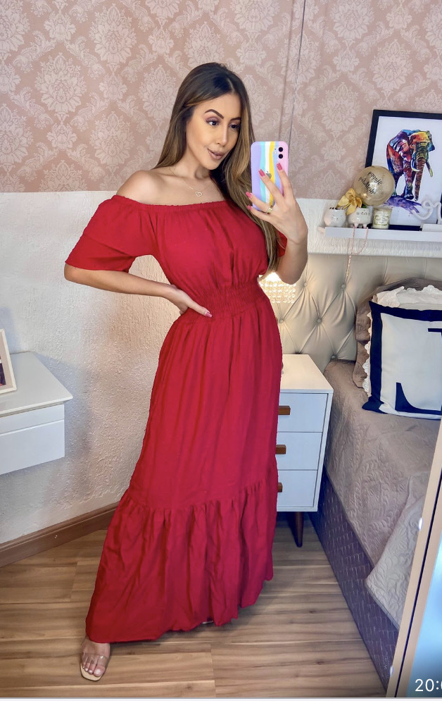 Vestido vermelho clearance para comprar