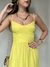 Vestido longo recortes - loja online