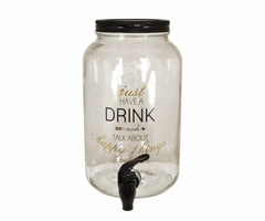 DISPENSER DRINK TAPA NEGRA 3500ML