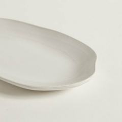 BANDEJA OVAL RODAS CREAM 30,5 CM - comprar online