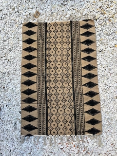 ALFOMBRA BRENDA YUTE MARRON - comprar online