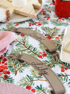 SERVING PAPER VINTAGE RIBBON - SET X12 en internet