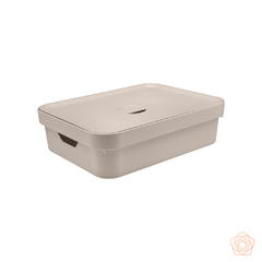 CAIXA ORGANIZADORA COM TAMPA - CUBE 16L - comprar online