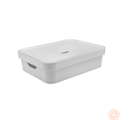 CAIXA ORGANIZADORA COM TAMPA - CUBE 16L - comprar online