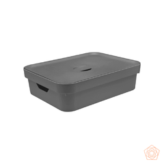 CAIXA ORGANIZADORA COM TAMPA - CUBE 16L - comprar online