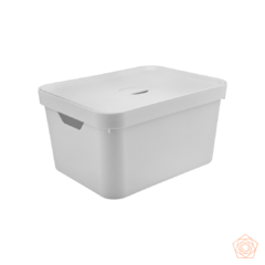 CAIXA ORGANIZADORA COM TAMPA - CUBE 32L - comprar online