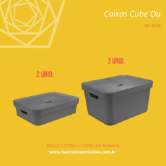 KIT CAIXAS CUBE GRANDE