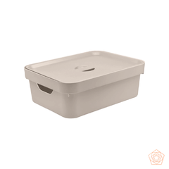 CAIXA ORGANIZADORA COM TAMPA - CUBE 10,5L - comprar online