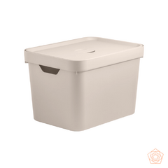 CAIXA ORGANIZADORA COM TAMPA - CUBE 18L - comprar online