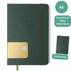 Agenda CICERO 14X21 2025 Planner Semanal Anotações CLASSICA VERDE OLIVA - comprar online