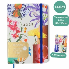 Agenda CICERO 14X21 2025 Planner Semanal Anotações COSTURADO ATELIE OFF WHITE - comprar online