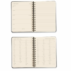 Agenda CICERO A5 2025 - Planner Semanal Anotações WIRE-O CLASSICA CAFE - Casa da Oliveira | Papelaria e Decoração