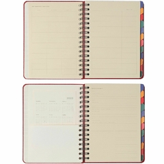 Imagem do Planner Permanente CICERO A5 Wire-O Semanal Notas ATELIE A5 OFF WHITE