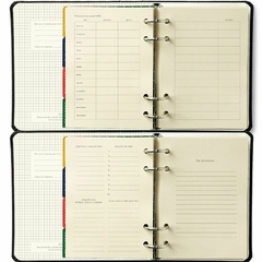 Agenda A6 CICERO 2025 Mini Planner Argolado Semanal Anotações 10,5cm x 16cm CAFE - comprar online