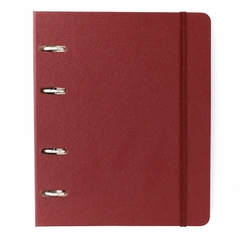 Caderno Argolado Organizador Fichário CICERO A5 VERMELHO QUENTE